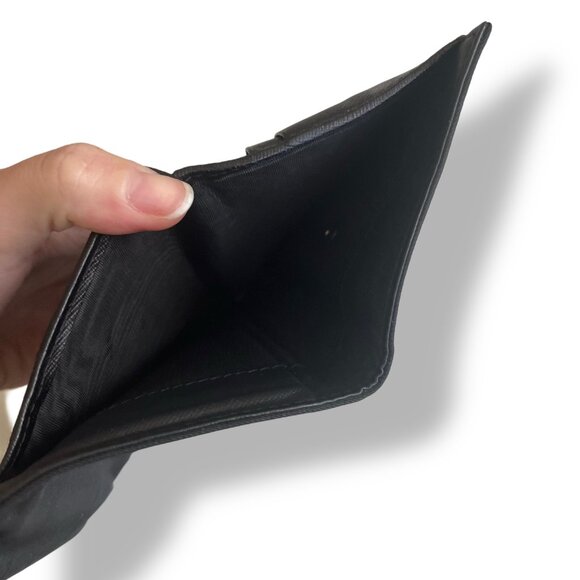 Black Prada Tessuto Nylon Trifold Wallet - Picture 11 of 12